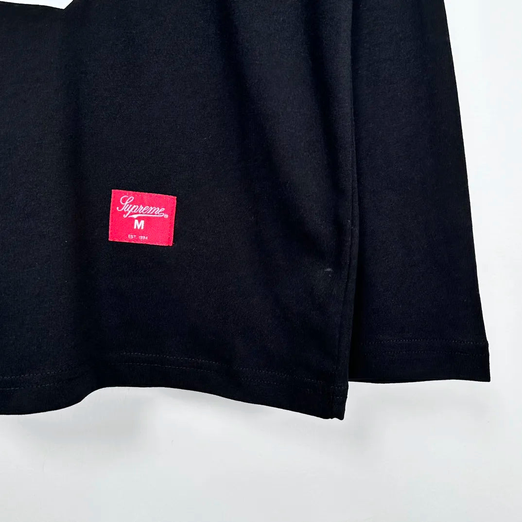 Supreme 99 L/S Football Top – Black vista 3