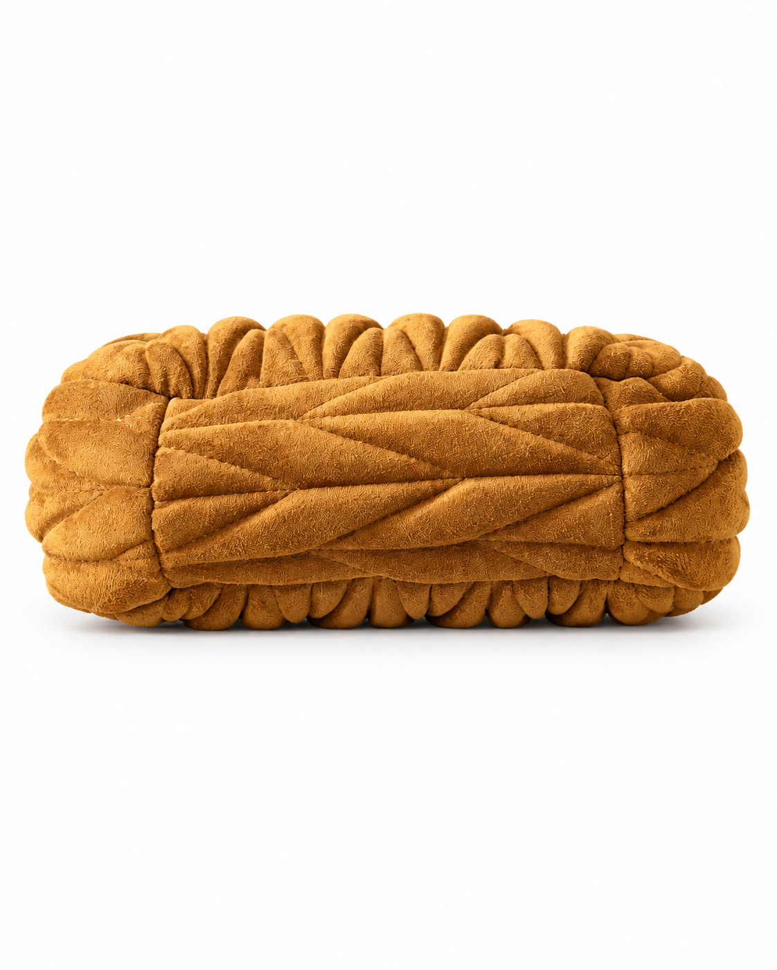 Bolsa estilo Wander Matelassê em Camurça – Caramelo vista 7