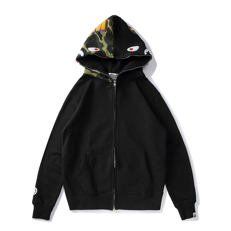 Moletom BAPE 1st Camo Half Shark Full Zip vista 4
