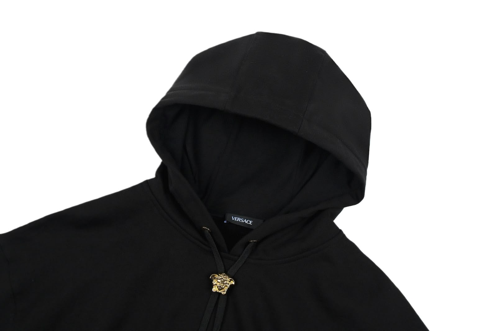 Moletom Versace Preto com Capuz vista 5