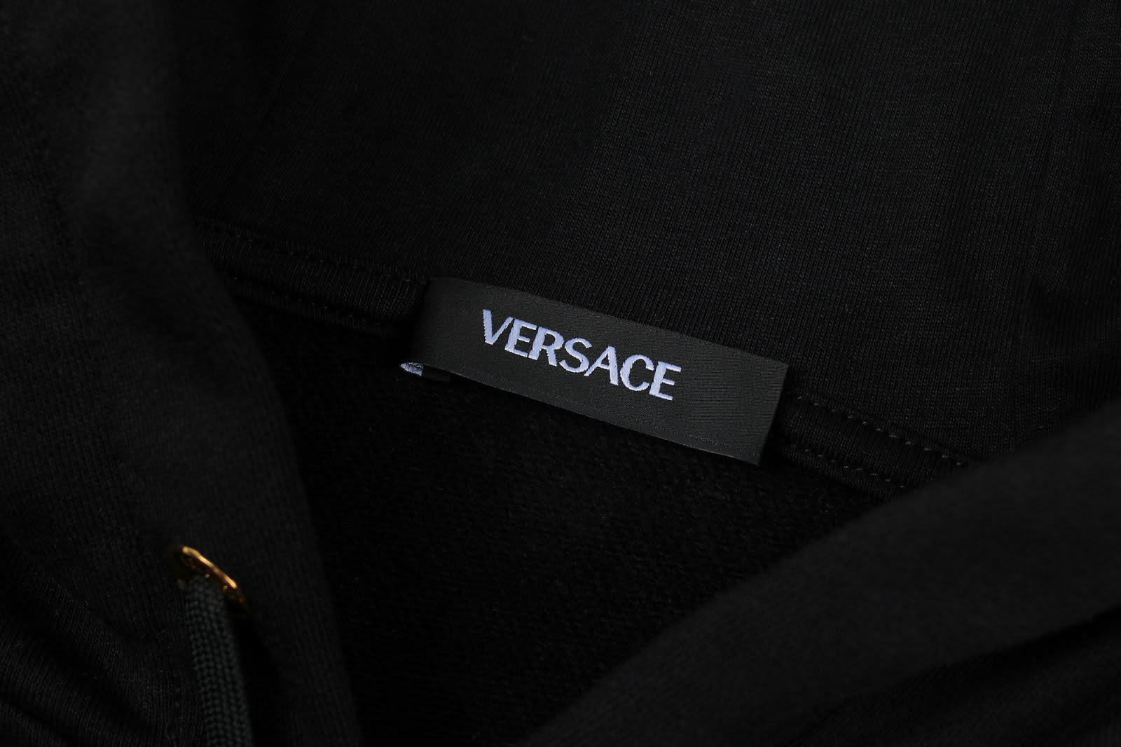 Moletom Versace Preto com Capuz vista 6